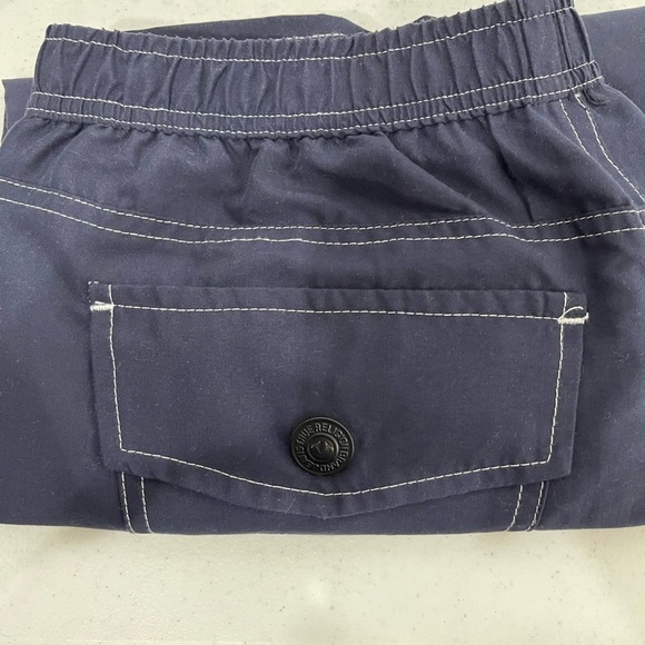True Religion boys XL swim trunks. In navy blue with attached drawstring. - Picture 3 of 9